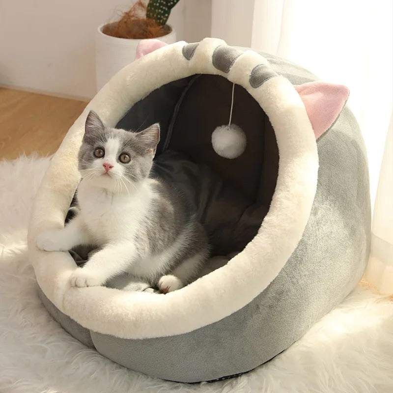 Huisdier Tent Grotbed voor Katten Kleine Honden Zelfverwarmend