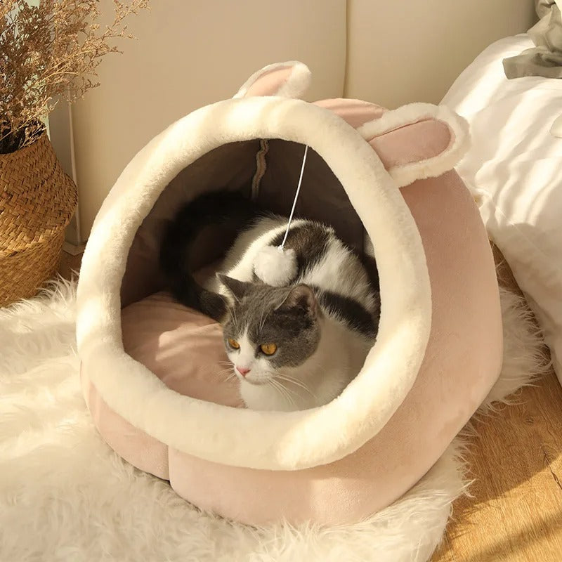 Huisdier Tent Grotbed voor Katten Kleine Honden Zelfverwarmend
